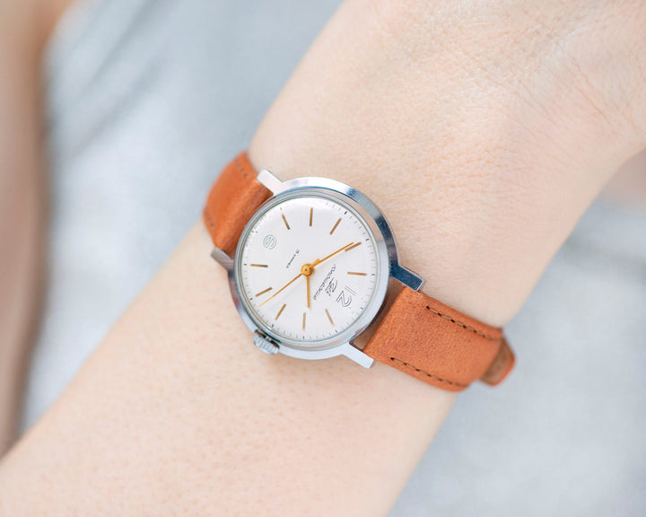 Retro women watch Dawn\Youth unused, rare women watch vintage, minimalist watch for ladies, classic girl watch gift new premium leather band