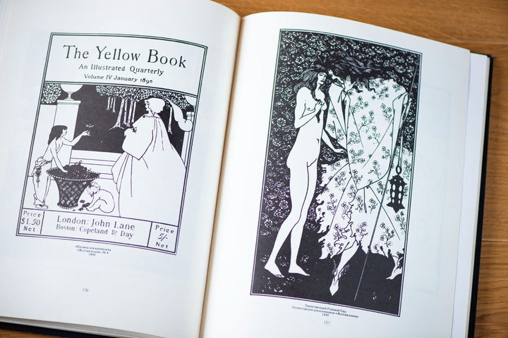 Aubrey Beardsley art book in Russian, black and white drawings, graphics, illustrations Art Nouveau era, letters, poems, gift for art lover